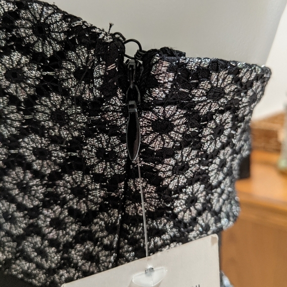 Eyeshadow Metallic Strapless Dress Junior's Sz11 - Picture 2 of 11